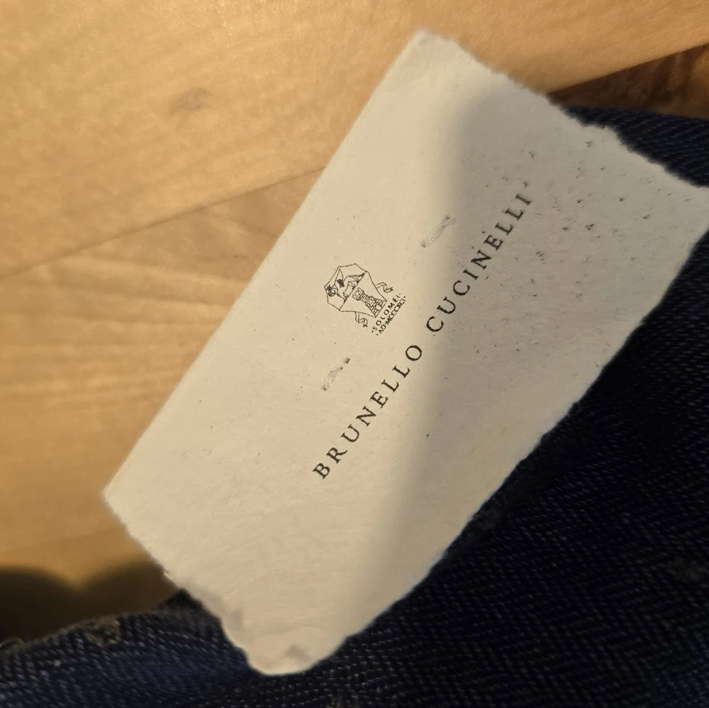 Brunello Cucinelli Linen Blend Neck Tie NWT